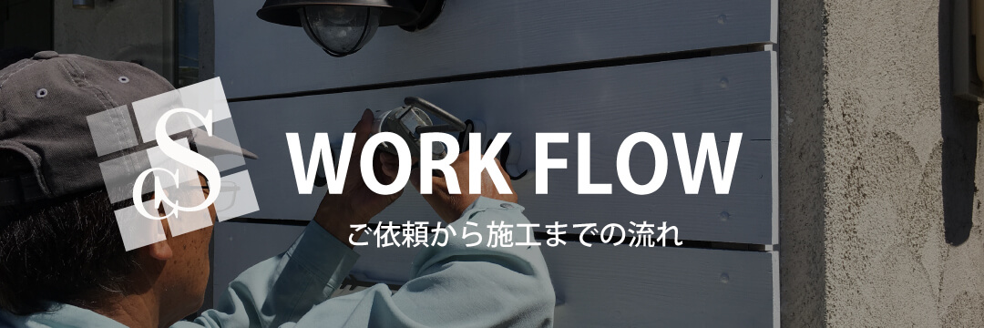 ご依頼から施工までの流れ